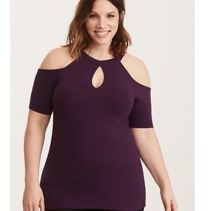 Torrid Sz 2 Purple Foxy Top